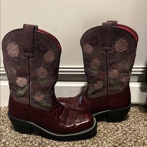 Ariat Burgundy Heeled Boots
